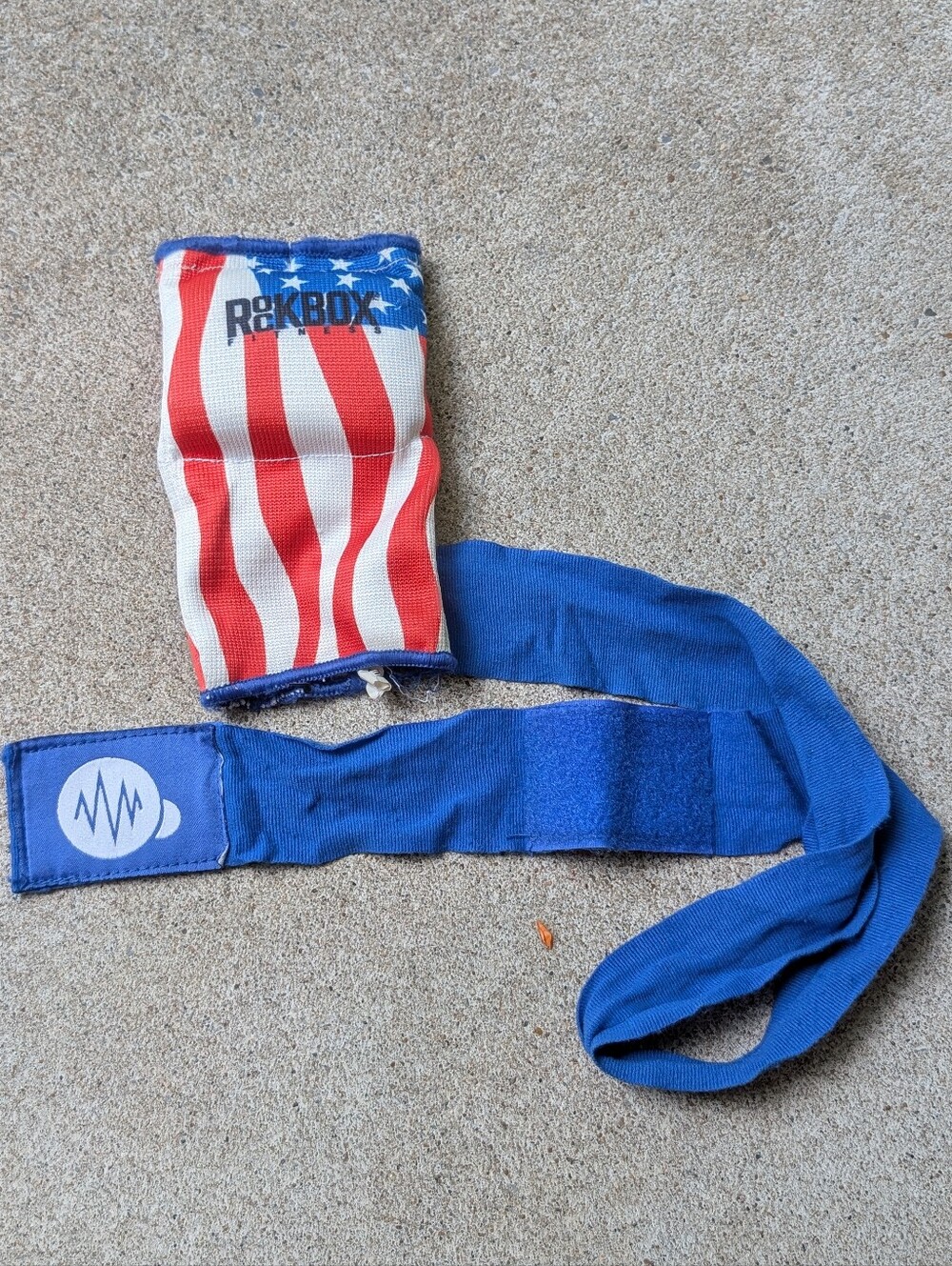 Rock Box Padded Finger Support Wrist Wrap Glove Size S/M